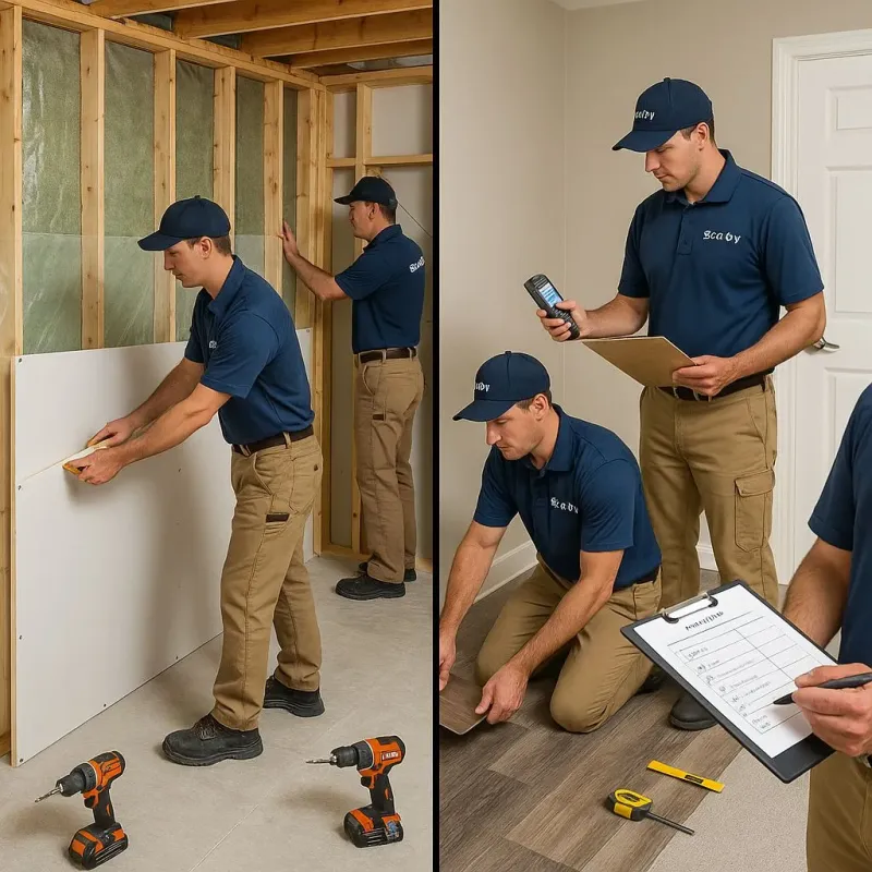 Repairs and Reconstruction process in Tolland, CT