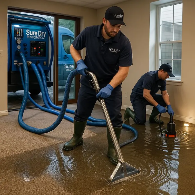 Water Extraction and Removal process in Tolland, CT